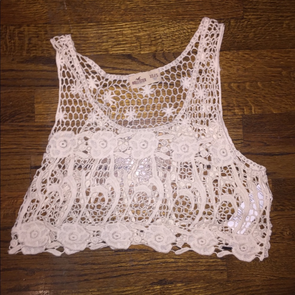 Lace crop top